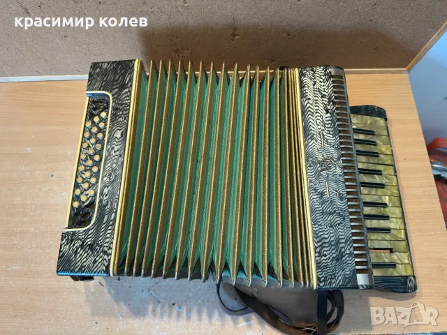 стар акордеон /24 баса/, снимка 2 - Антикварни и старинни предмети - 55670091