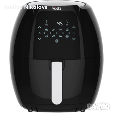 Промоция - Фритюрник AirFryer Voltz OV51980F 1800W, 7.7L, 2 ГОДИНИ ГАРАНЦИЯ, снимка 5 - Фритюрници - 54491809