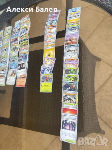 173 оригинални Pokémon карти на английски, японски и френски + подарък Pokémon ex и 3 Reverse Holo, снимка 5 - Колекции - 55508336