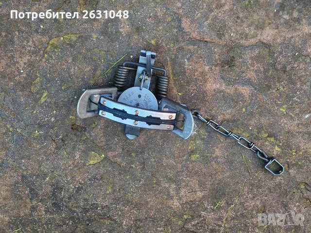 Живоловен стъпков капан гумиран вълчи капан, снимка 5 - Други стоки за животни - 54967277