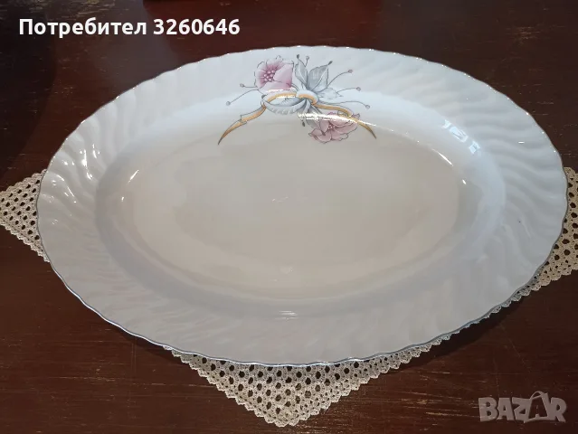 Елипсовидно плато с чинии, снимка 2 - Чинии - 55689837