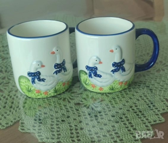 Порцеланови чаши за чай с патици* 