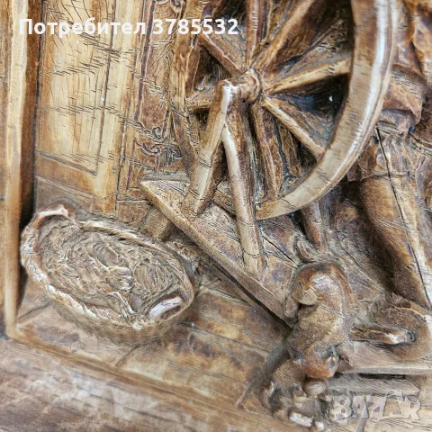 картина дърворезба , снимка 8 - Антикварни и старинни предмети - 55334542