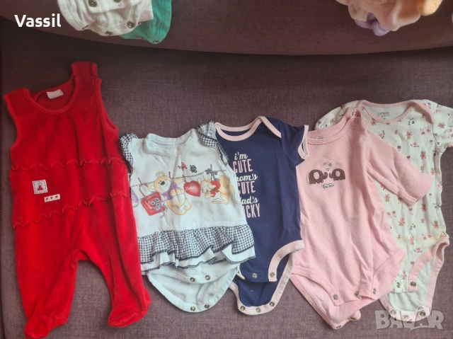 Над 49бр. детски дрешки за момиче до 3 месеца - 50, 56 макс, снимка 8 - Бодита за бебе - 54163670