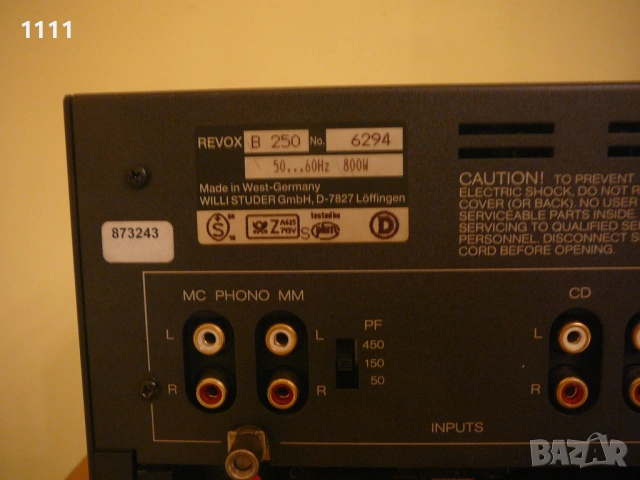 REVOX B250 I B 200, снимка 10 - Ресийвъри, усилватели, смесителни пултове - 54082453