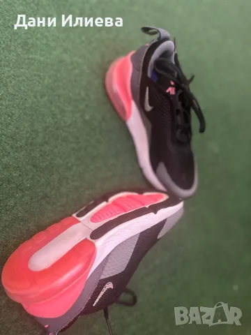 Детски маратонки NIKE AIR MAX 270 BP BLACK/PINK, снимка 3 - Детски маратонки - 55581216