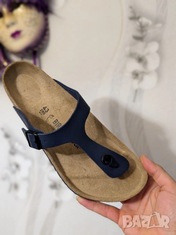 чехли Birkenstock Gizeh Birko-Flor номер 43 , снимка 6 - Мъжки сандали - 54512154