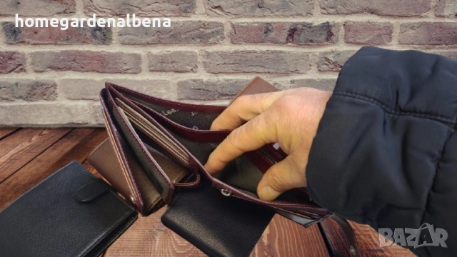 Мъжко портмоне от естествена кожа — различни цветове, снимка 8 - Портфейли, портмонета - 54164791