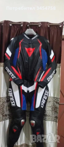 Кожен мото екип Dainese Misano 2d Air, снимка 3 - Костюми - 54376122