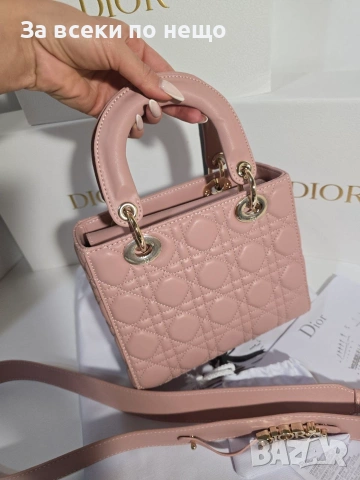 Lady Dior Дамска Чанта От Агнешка Кожа Код Brand Luxury Fashion23, снимка 6 - Чанти - 54960771