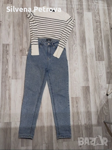 Комплект тънка блуза atmosphere и светли skinny jeans, снимка 3 - Други - 55191753