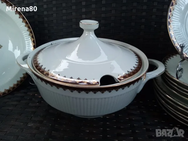 Български сервиз за хранене - 18 части, снимка 4 - Сервизи - 55546738