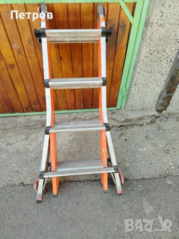 Алуминиева Altrex съъваема стълба 4.10 до 150 кг, снимка 4 - Други инструменти - 54220738