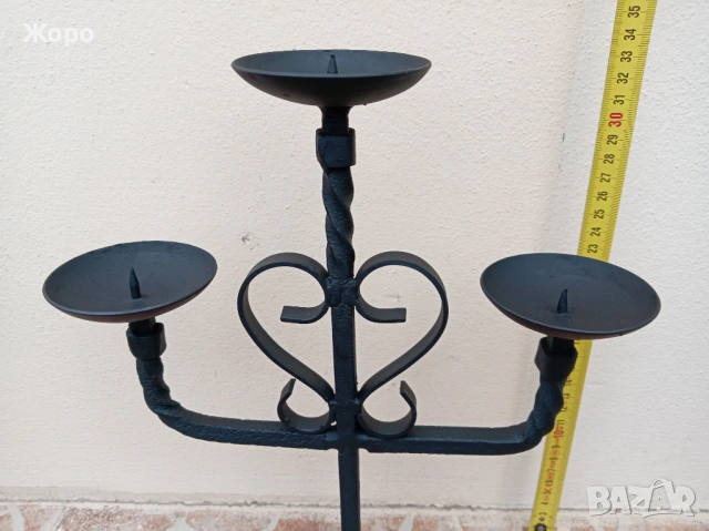 старинни ръчно изработени свещници свещник, снимка 17 - Антикварни и старинни предмети - 54220375