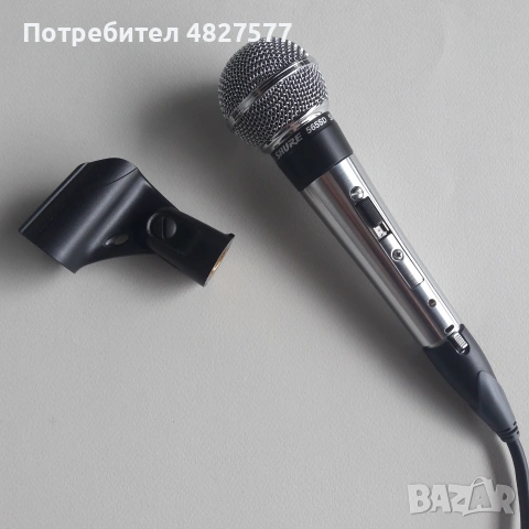Легендарен вокален микрофон Shure 565SD + оригинален държач