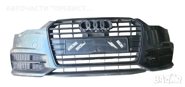 Оборудвана Предна S-Line Броня Ауди А6 Ц7 Audi A6 S6 C7 2011-2018г, снимка 2 - Части - 55338225