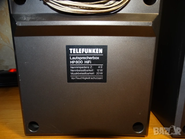 TELEFUNKEN HP 800 / HP 1800 тонколони ..., снимка 9 - Радиокасетофони, транзистори - 54409865