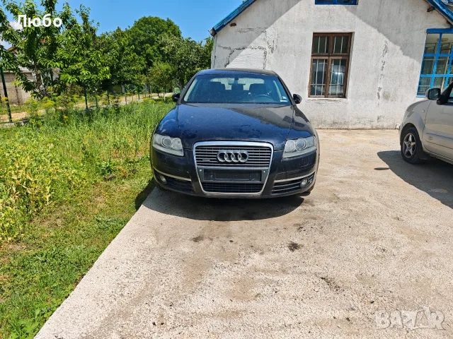 Предна броня с пръскалки оборудвана без забележки за Ауди А6 ц6 4ф  Audi A6 c6 4f