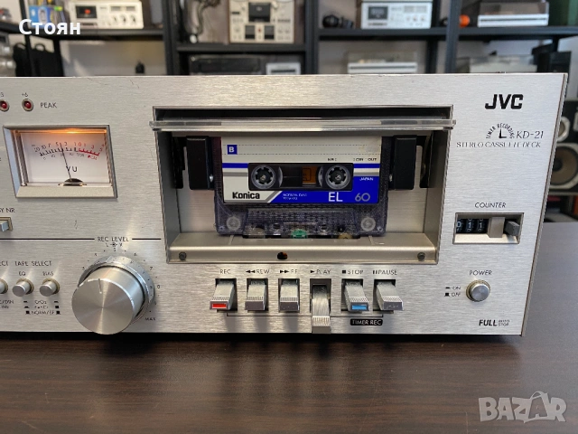 Чудесен касетен дек JVC, снимка 3 - Декове - 54228026