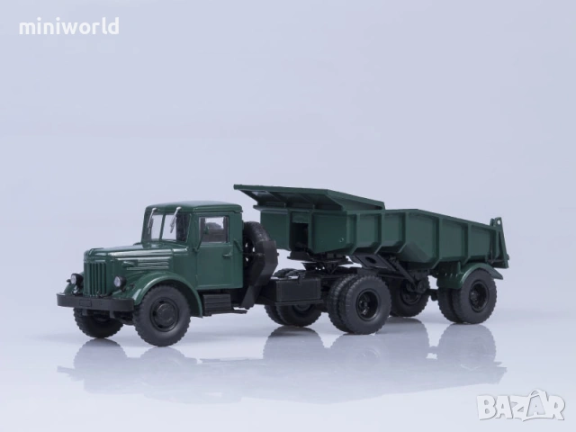 МАЗ 200В с полу-ремарке 5232В - мащаб 1:43 на Авто История моделът е нов в кутия