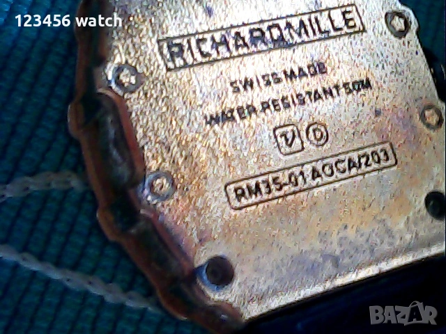 МОШКО 4АСОВНИК RICHARD MILLE работи первектно, снимка 6 - Мъжки - 55181657