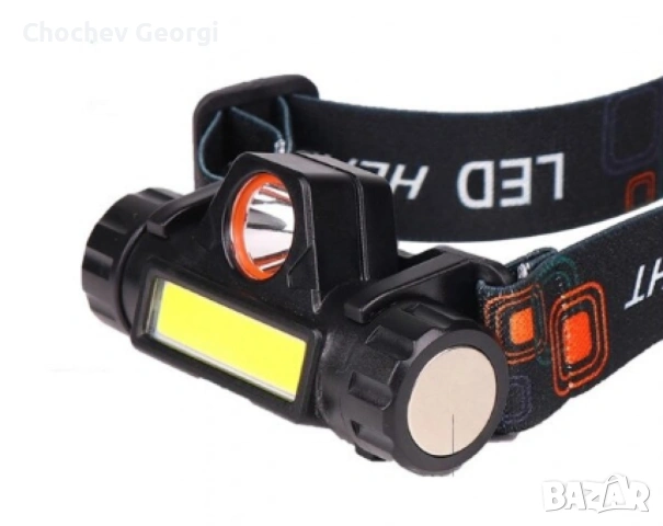 FL 61 Челник с регулируема LED и COB яркост, магнитен клипс и USB зареждане, 100m обхват, 1200mAh, снимка 3 - Къмпинг осветление - 54758127