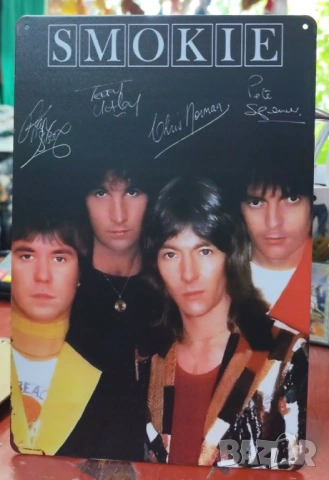 Smokie-метална табела(плакет)