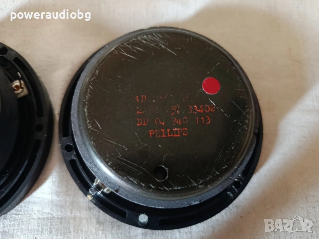 Vintage Редки Високочестотни Драйвери (пищялки) Philips AD0140T8 - 2 бр., снимка 8 - Тонколони - 54896769