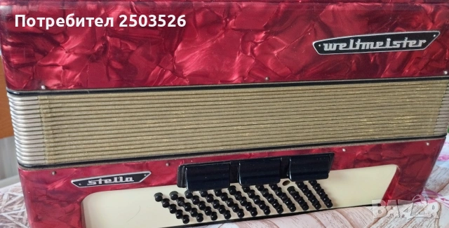 Акорден Weltmaister Stella, снимка 7 - Акордеони - 54485513