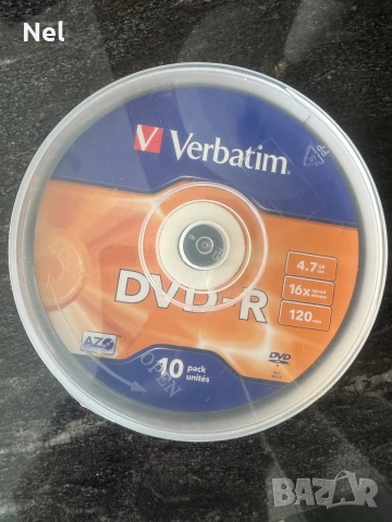 DVD - R диск VERBATIM AZO покритие, 4.7GB, 16x., шпиндел