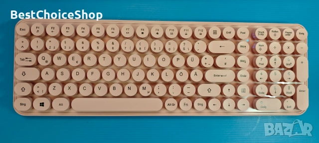 безжична клавиатура в ретро стил на пишеща машина, Sologic Retro Wireless Keyboard, снимка 4 - Клавиатури и мишки - 55054876