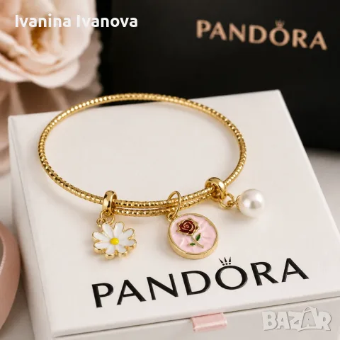 Дамски гривни тип Pandora – избери 3 за 30 €, третата подарък, снимка 2 - Гривни - 55622919