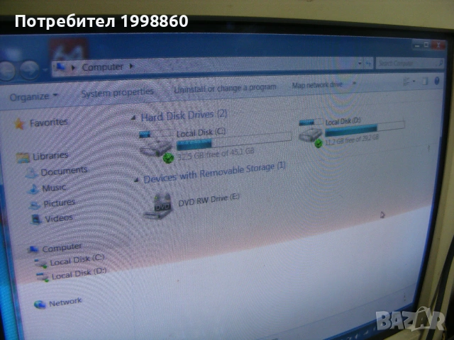 Работещ лаптоп за части HP Compaq 2510p, снимка 6 - Части за лаптопи - 54350887