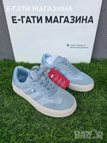 Дамски кецове XTI Comfort Tech, светлосини, размер 35/38 – Outlet -60%, снимка 2 - Кецове - 55332330