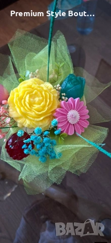 букет от соеви свещи , снимка 5 - Декорация за дома - 54004949