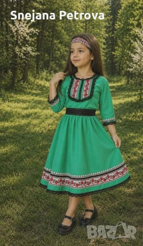 Рокли с фолклорни мотиви , снимка 6 - Рокли - 54107987