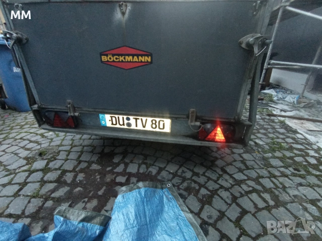 Ремарке Böckmann 1300KG, Спирачки, полезен товар 1050кг, 250х130см, снимка 3 - Ремаркета - 54329318