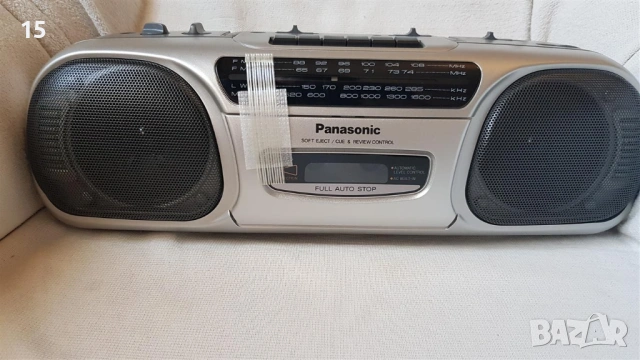 Ретро класика! Panasonic RX-FS430 – Стерео Радиокасетофон (Бумбокс), снимка 5 - Радиокасетофони, транзистори - 54905002