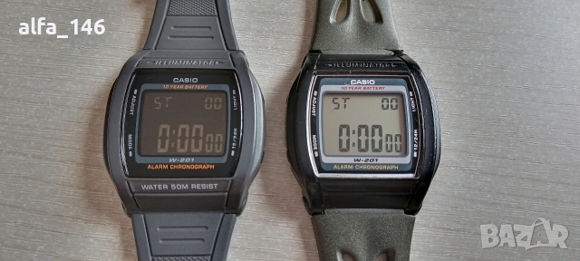 Лот часовници Casio W-201, снимка 7 - Мъжки - 54099132