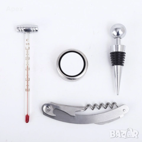 Луксозен Сет за Вино и Шах в Дървена Кутия с Аксесоари. Сет за Вино.Подаръчна Кутия за Вино и Шахмат, снимка 6 - Подаръци за мъже - 54010830