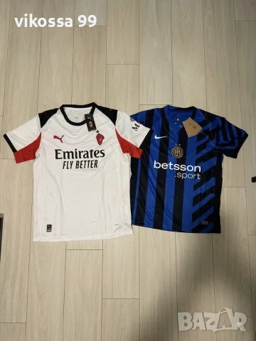 AC Milan & Inter Milan – футболни тениски
