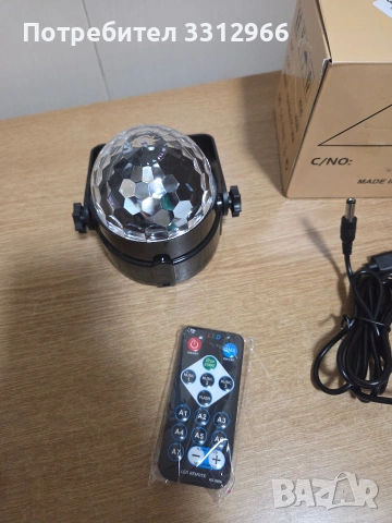 Чисто нова преносима RGB LED диско топка, снимка 2 - Други - 55075967