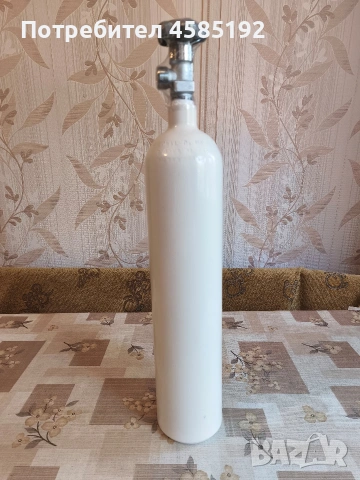 Нов комплект медицинска кислородна бутилка 3L / 200 bar + регулатор BGE + овлажнител, снимка 3 - Медицинска апаратура - 55154919