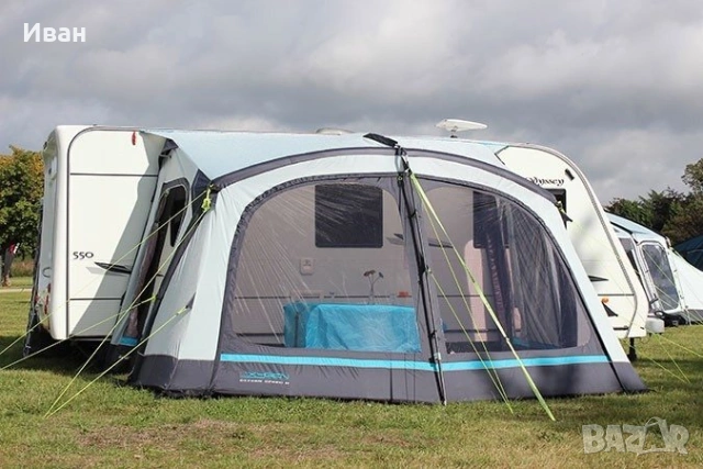 Надуваем форселт Outdoor Revolution Oxygen за каравани и кемпери.Размери 400/280см. 