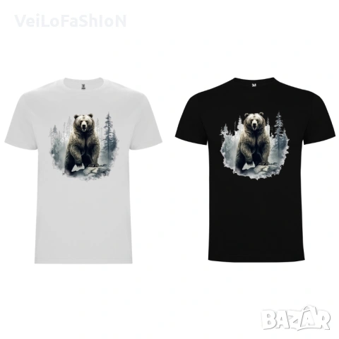 Нова детска тениска с Мечка в два цвята