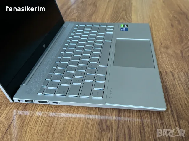 14' Full HD+ Core i7-1165G7 HP Envy 16GB LPDDR4X/256GB NVMe/Win 11/Nvidia GTX 1650 Ti 4GB/Бат 6ч, снимка 10 - Лаптопи за игри - 55353334