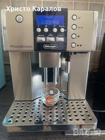 Кафемашина DeLonghi Primadonna, снимка 5 - Кафемашини - 54592917