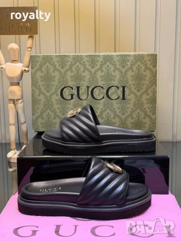 Gucci Нови Дамски Чехли Гучи Различни Цветове , снимка 2 - Чехли - 54620693