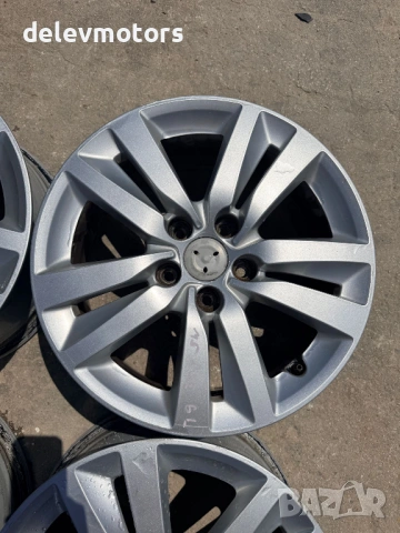 5x108, 16 цола, 7J ET 44, 65.1 алуминиеви джанти 9677989377 от Peugeot 308 (T9), снимка 6 - Гуми и джанти - 54696182