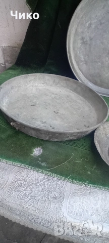 Стари бакърени тави , снимка 5 - Антикварни и старинни предмети - 54125986